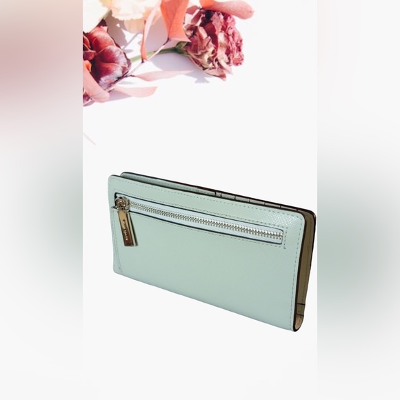 NWOT Kate Spade Staci Large Slim Bifold Wallet Soft Saffiano Leather 3 colors - Picture 2 of 8